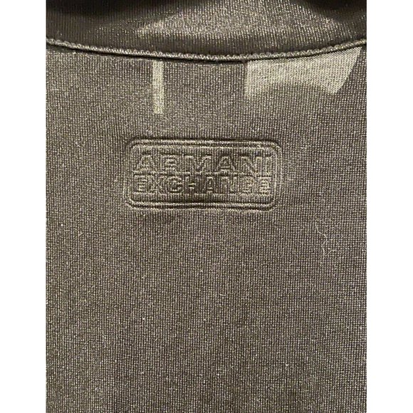 ARMANI EXCHANGE Black Stripes Polo - Picture 7 of 7